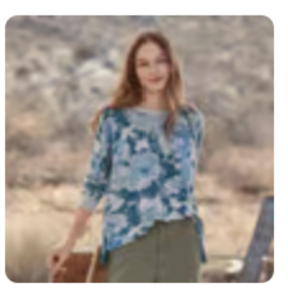 SUNDANCE - Gently Worn EDEN ROSE SWEATER - Lg